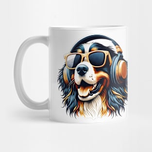 American Water Spaniel Smiling DJ: Euphonic Waves, Joyful Gaze Mug